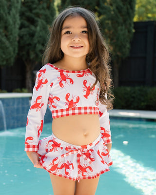 Skirt Bikini - Crawfish - Sugar Bee Clothing