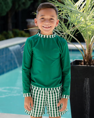 ***PREORDER***Rashguard - Green Gingham