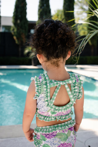 ***PREORDER***Ruffle Bikini - Purple Hydrangea