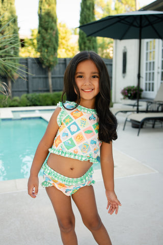 ***PREORDER***Ruffle Bikini - Retro Beach Girls