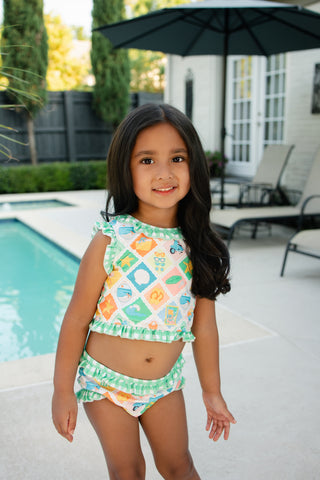 ***PREORDER***Ruffle Bikini - Retro Beach Girls
