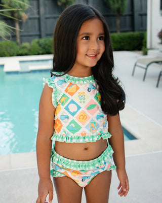 ***PREORDER***Ruffle Bikini - Retro Beach Girls