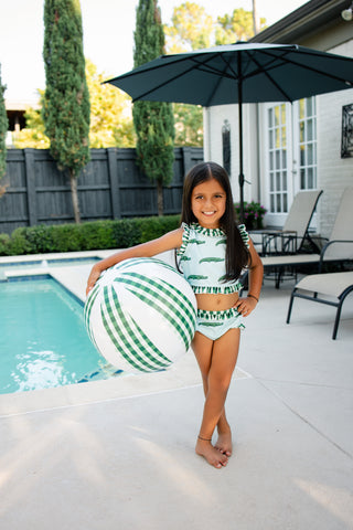 ***PREORDER***Ruffle Bikini - Alligator