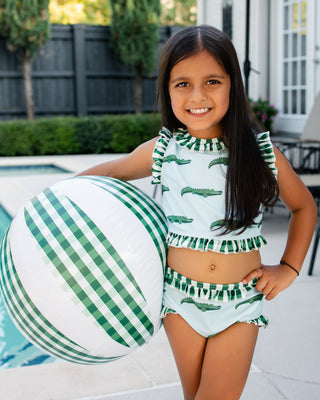 ***PREORDER***Ruffle Bikini - Alligator