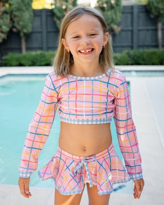 Skirt Bikini - Dreamscape Plaid - Sugar Bee Clothing