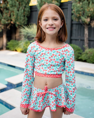 Skirt Bikini - Cherry Jubilee - Sugar Bee Clothing