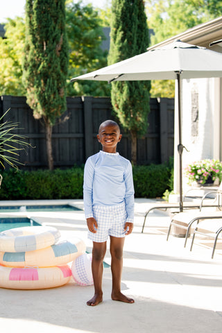 ***PREORDER***Rashguard - Blue Gingham