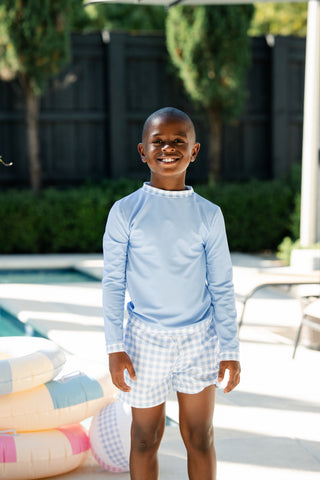 ***PREORDER***Rashguard - Blue Gingham