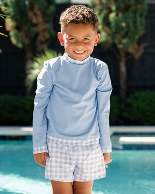 ***PREORDER***Rashguard - Blue Gingham