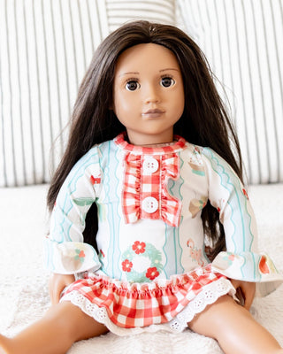 ****PREORDER***Doll Gown - Christmas at The Beach - Sugar Bee Clothing