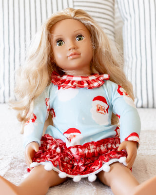 ****PREORDER***Doll Gown - Vintage Santa - Sugar Bee Clothing