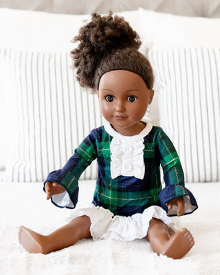 Organic Cotton Doll Gown - Traditions in Tartan