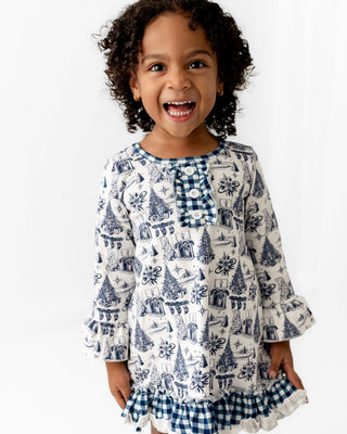 Organic Cotton Gown With Bloomers - Timeless Toile