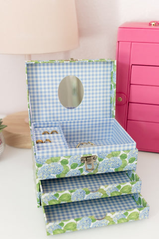 Blue Hydrangeas - Jewelry Box