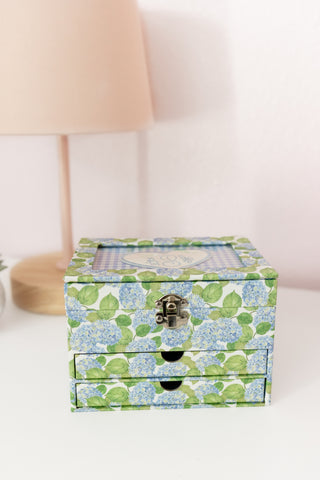 Blue Hydrangeas - Jewelry Box