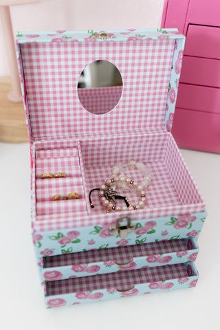 Watercolor Roses - Jewelry Box