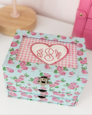 Watercolor Roses - Jewelry Box