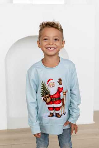 Tucker Sweater - Santa - Sugar Bee Clothing