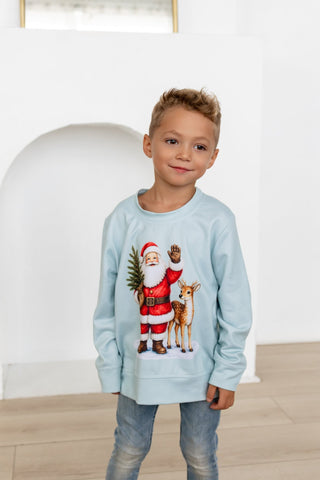 Tucker Sweater - Santa - Sugar Bee Clothing