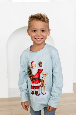 Tucker Sweater - Santa - Sugar Bee Clothing