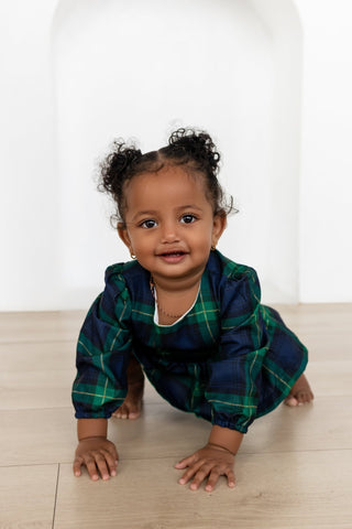 Skirted Long Sleeve Bubble - Traditions in Tartan - Sugar Bee Clothing