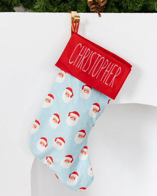 Christmas Stocking - Vintage Santa - Sugar Bee Clothing