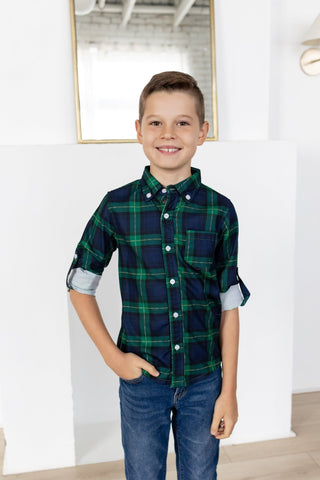 Henry Button Down - Traditions in Tartan - Sugar Bee Clothing