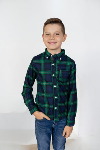 Henry Button Down - Traditions in Tartan - Sugar Bee Clothing
