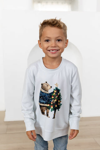 Tucker Sweater - Bear - Sugar Bee Clothing