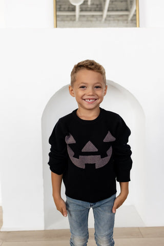 Halloween Jack O Lantern Sweater - Sugar Bee Clothing