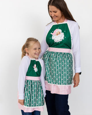 Storybook Santa - Kids Pinafore Apron - Sugar Bee Clothing