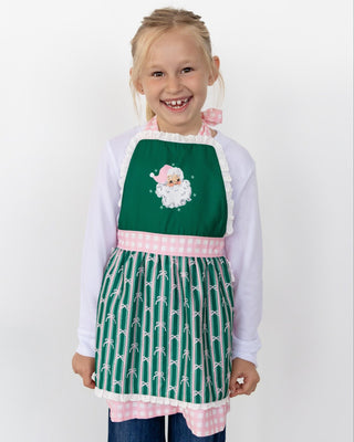 Storybook Santa - Kids Pinafore Apron - Sugar Bee Clothing