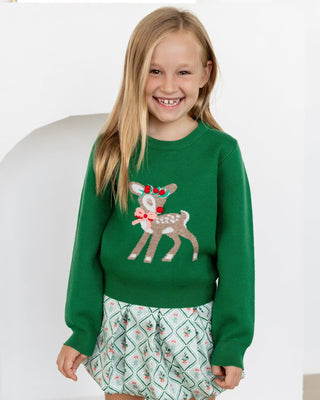 Penelope Bubble Skort - Holiday Holly - Sugar Bee Clothing