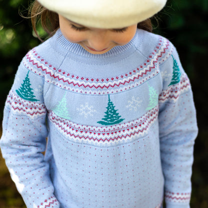 Emerson Crew Neck Sweater - Peppermint Pines