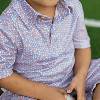 Davis Polo Set - Little League - Sugar Bee Clothing