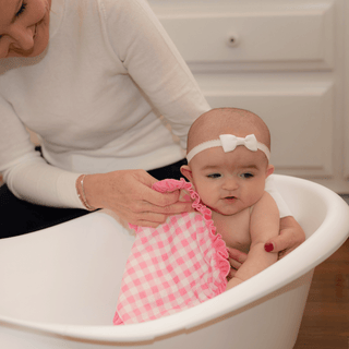 Wash Cloth - Pink Gingham - Sugar Bee Clothing