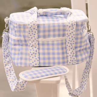 Soft - Sided Coolers - Blue Gingham - Sugar Bee Clothing