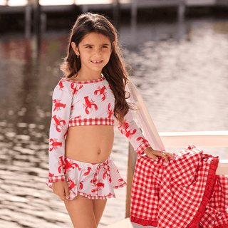 Skirt Bikini - Crawfish - Sugar Bee Clothing