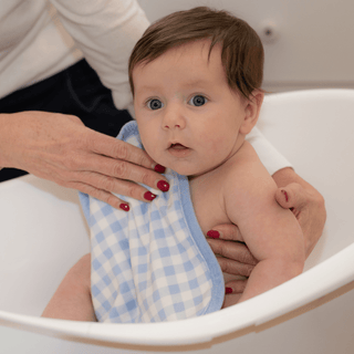 Wash Cloth - Blue Gingham - Sugar Bee Clothing