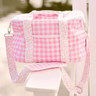 Soft - Sided Coolers - Pink Gingham - Sugar Bee Clothing