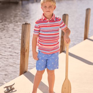 Davis Polo - Cape Cod Stripe - Sugar Bee Clothing