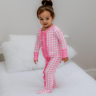 Zippy - Pink Gingham - Sugar Bee Clothing