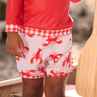 Swim Shorts - Crawfish - Sugar Bee Clothing