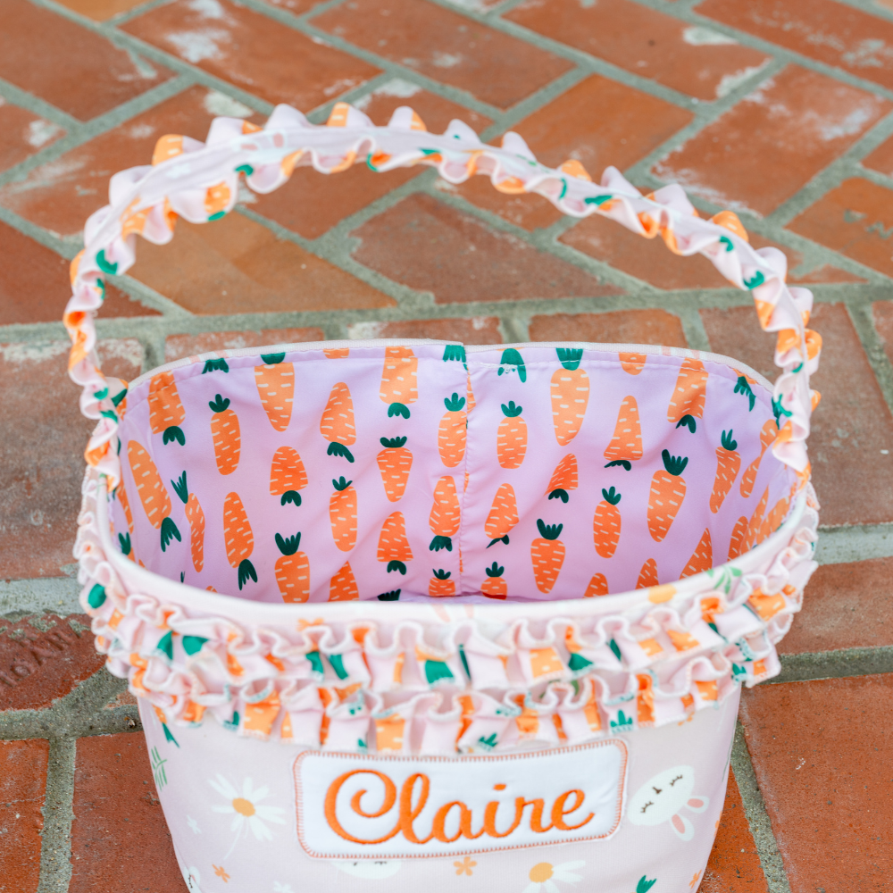 Easter Basket - Pink Carrots