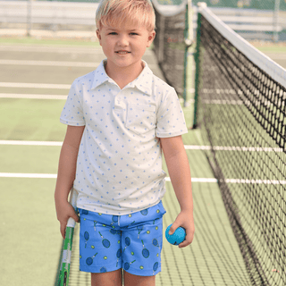 Davis Pocket Polo - French Blue - Sugar Bee Clothing