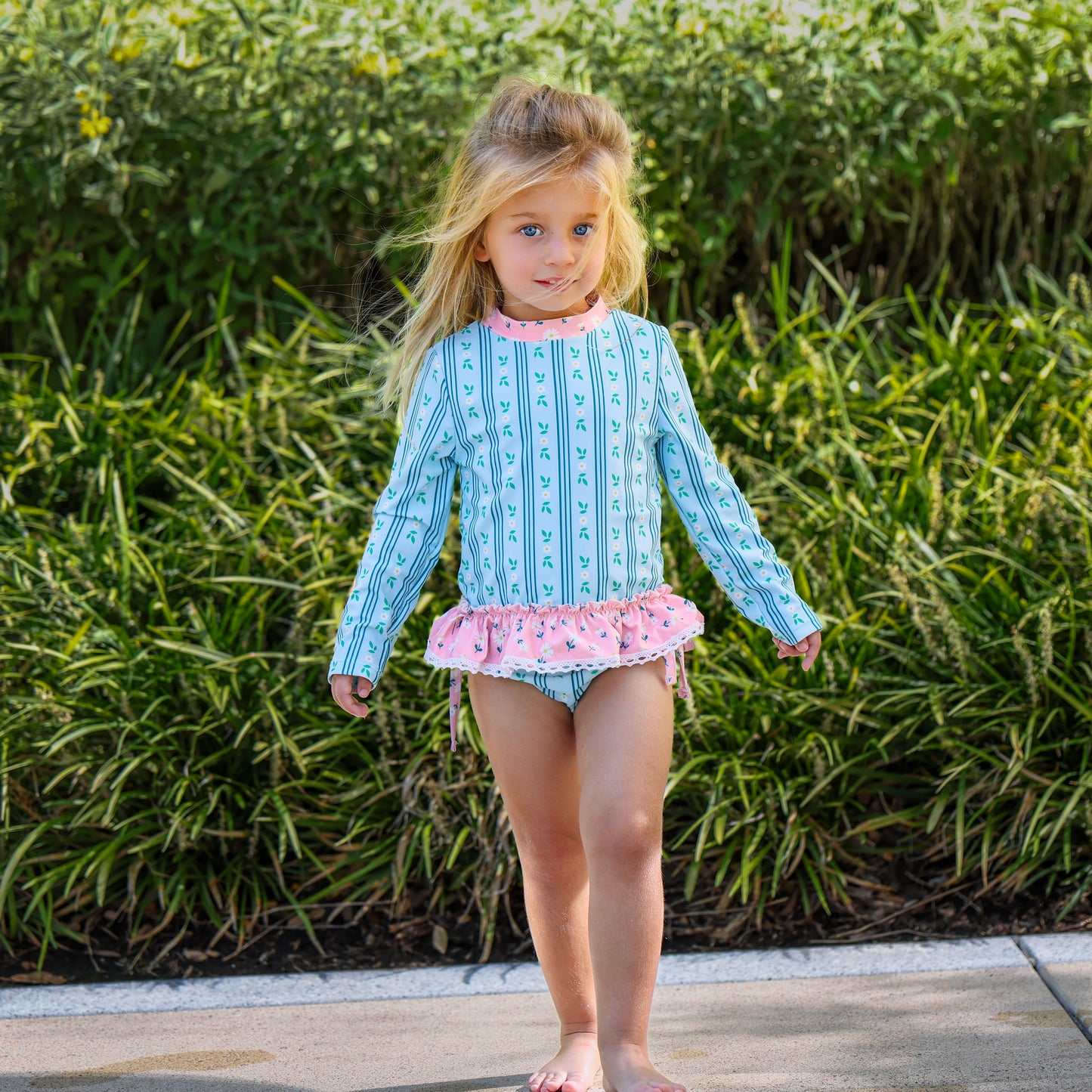 Rashguard Tankini - Daisy Daydreams