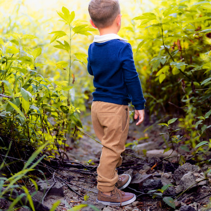 Patrick LS Clubhouse Polo - Prep School Blue