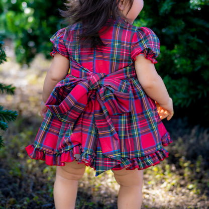 Baby Isabella Tartan Dress - Highland Holiday