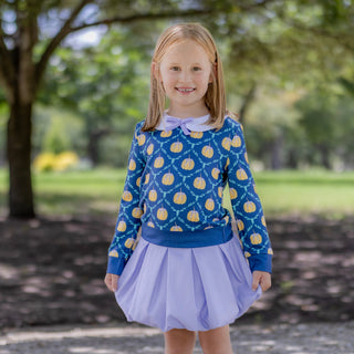 Penelope Bubble Skort - Ashcroft Amethyst - Sugar Bee Clothing