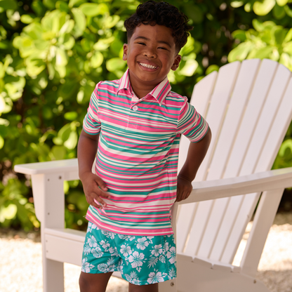 Kyson Boy Pocket Shorts - Tropical Teal